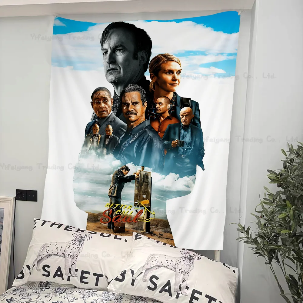 

Better Call Saul Anime Tapestry Art Science Fiction Room Home Decor Wall Art Decor