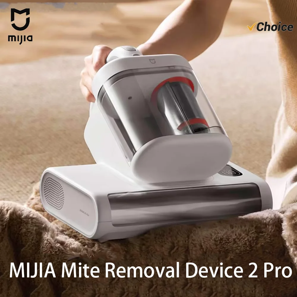 MIJIA Staubmilben-Staubsauger 2 Pro, 16kPa Saugkraft, Doppeltes Staubfach, 3 Geschwindigkeitsmodi ​ Mit Adapter, chinesische Version
