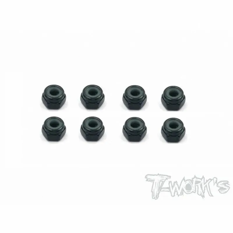 Original T Works SS-3LN Steel M3 Lock Nuts （ 8pcs. ) Rc Tool