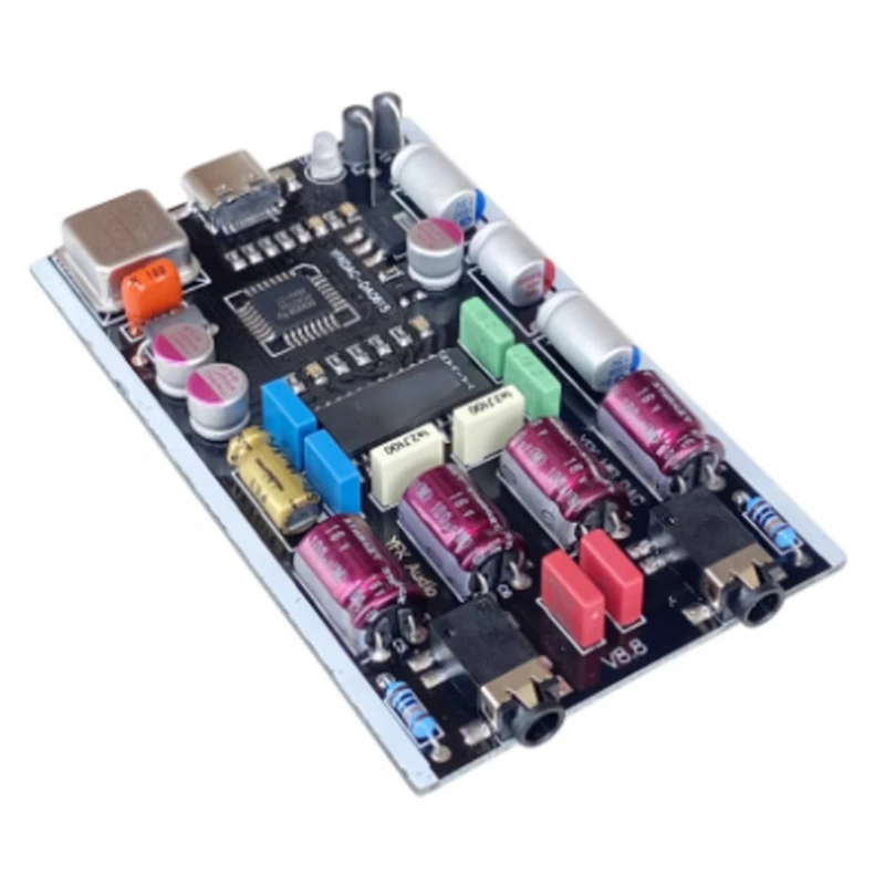 PCM2706DAC TDA1305 Decoder Amp I2S To 3.5Mm Output USB Amp USBDAC Decoder G2-009