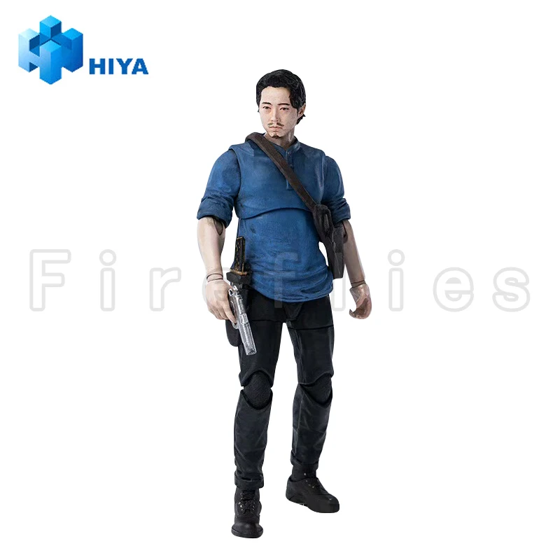 [precommande]-figurine-d'action-hiya-1-18-mini-serie-exquise-jouet-anime-the-walking-dead-glenn