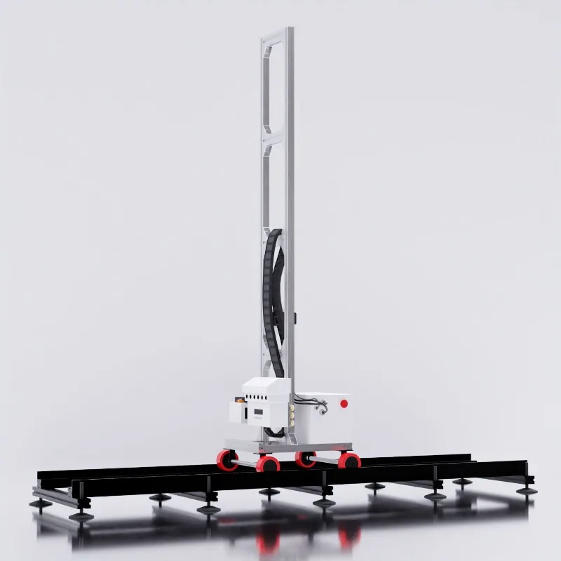 UV Wall Printer Machine with Precision Rail Guidance and Laser Alignment for Commercial Mural Printing