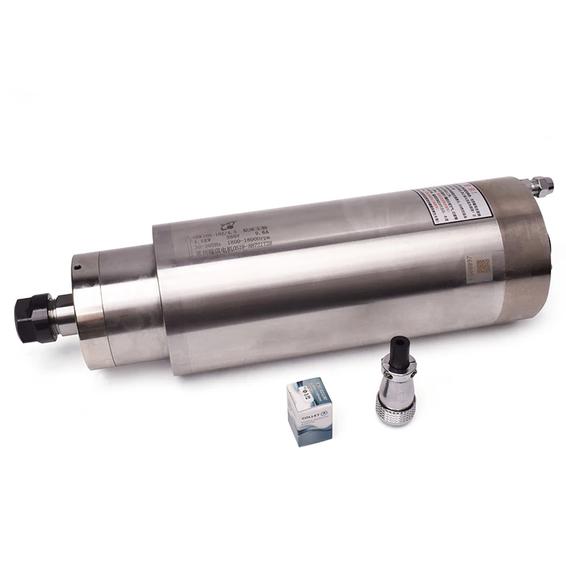 

CNC Spindle Motor 4.5kw ER20 Water Cooled Spindle Motor For CNC Router Engraving
