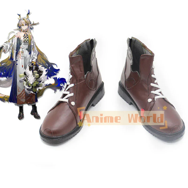 

Arknights Shu Cosplay Shoes Halloween Carnival Boots PU Shoes Custom Made