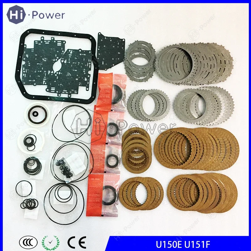 New U150E U151E U150F U151F Transmission Rebuild kit Master set Overhaul Clucth Disc For TOYOTA Friction plate Steel Kit