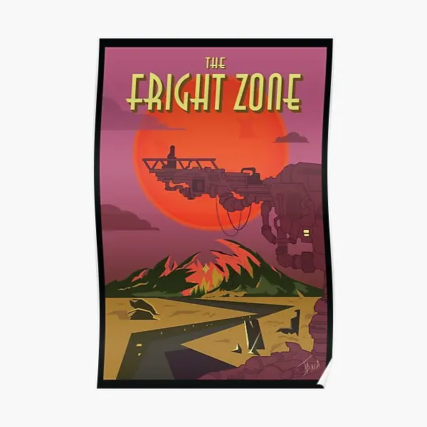 Visit Etheria The Fright Zone  Poster Art Home Vintage Print Modern Decoration Picture Mural Wall Room Decor Funny No Frame