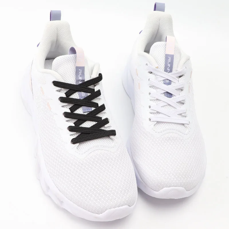 مرونة لا التعادل أربطة أحذية المراسي رباط الحذاء المسطح قفل كليب للبالغين والأطفال أربطة الحذاء Tieless للأحذية الرياضية 1 زوج #3