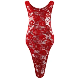 Bodys Mann Bodysuit Männer Transparent Unterhemd Sexy Shapewear Ärmellose Unterwäsche Body Erotische Unterwäsche