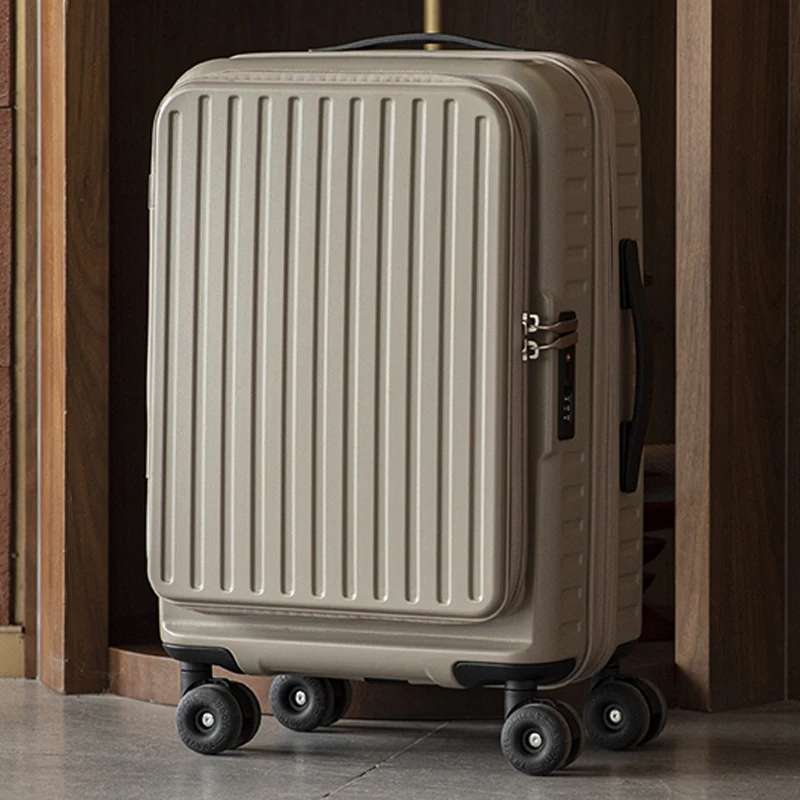 Side-opening Luggage Case Unisex Expandable Multi-functional Trolley Travel Combination Lock Suitcase 20-28 inch Cabin Carrier