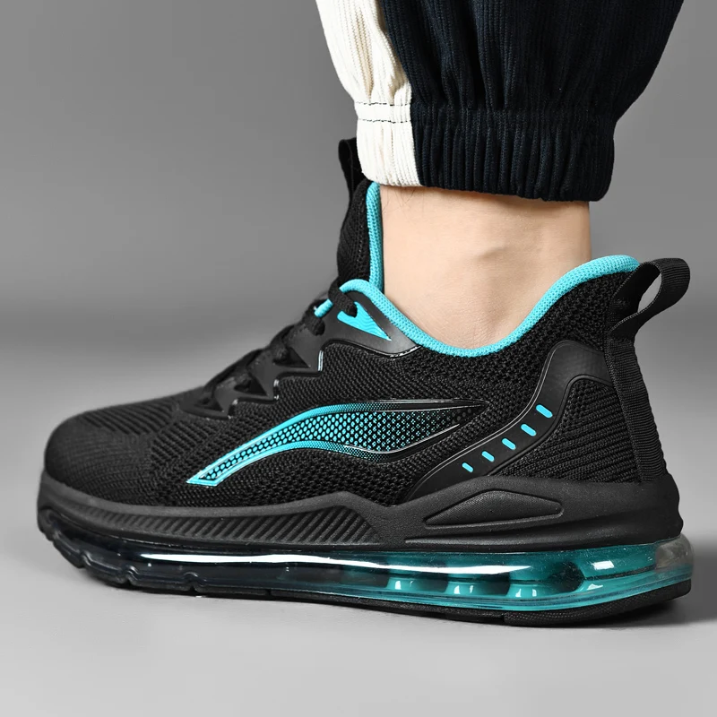 

Four Seasons Men's Shoes 2025 New Breathable Mesh Thick soled Sports Shoes for Youth Versatile Casual Running Shoes