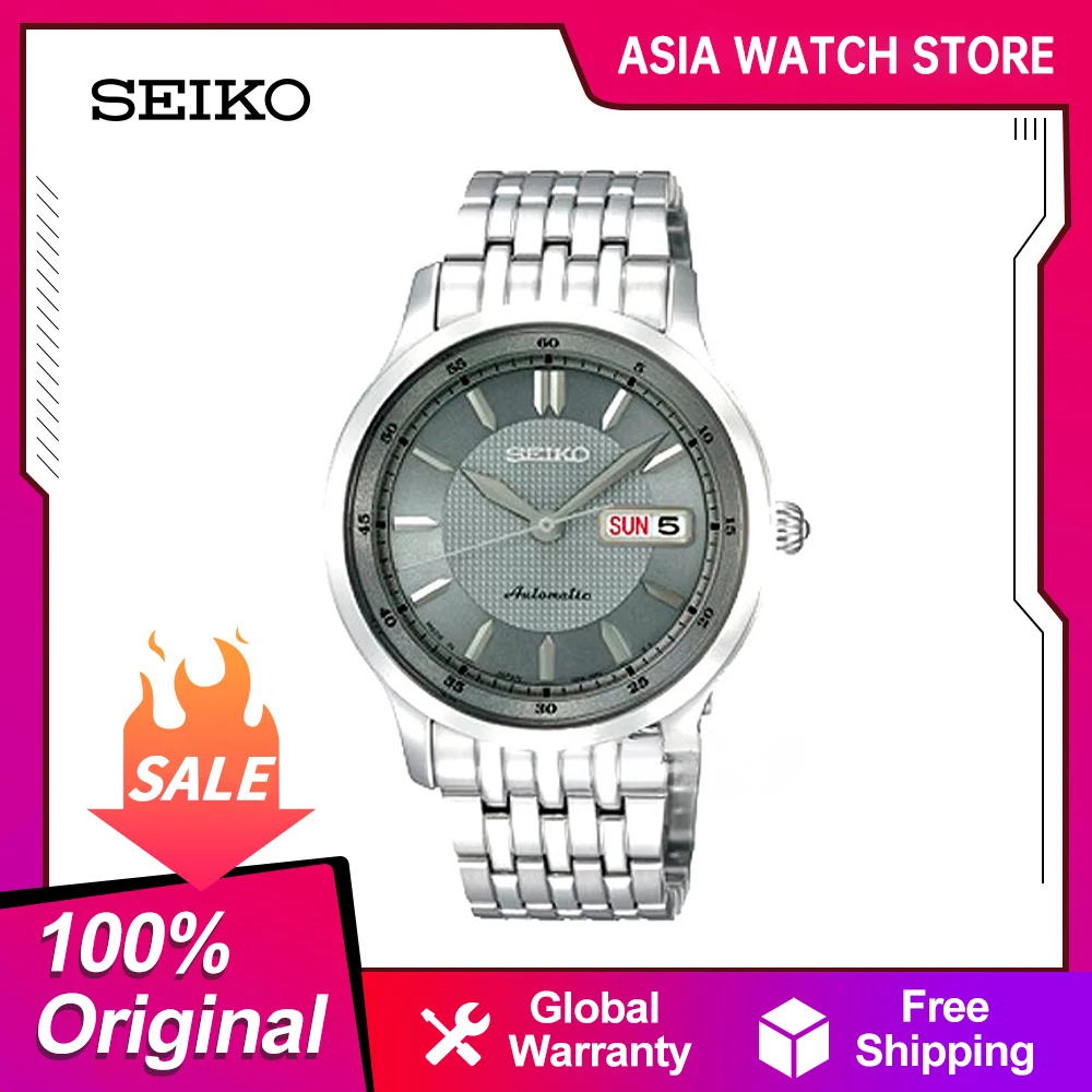 Original Japan SEIKO Watch For Men Automatic Mechanical Stainless Steel Waterproof Fashion Watches