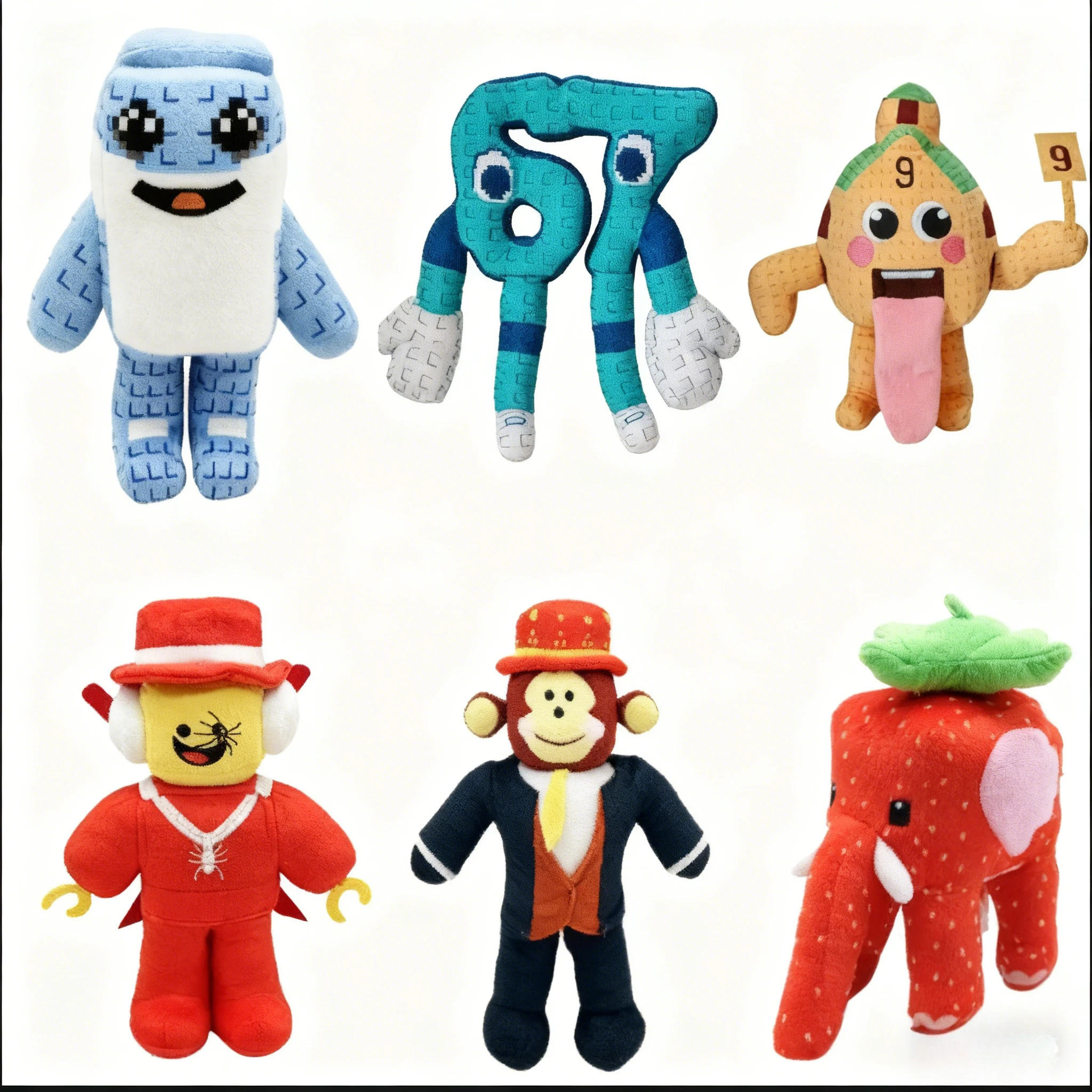 سرقة دمية قطيفة من Brainrot سرقة لعبة Brainrot 67 Plushies 67 Brainrots كرسي Brainrot الإيطالي ألعاب ناعمة من القطيفة هدايا عيد الميلاد