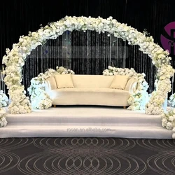 Wedding Arch acrylic curtain Stand Backdrop weddingFrame metal party Arch for Wedding Flower Arch for Wedding