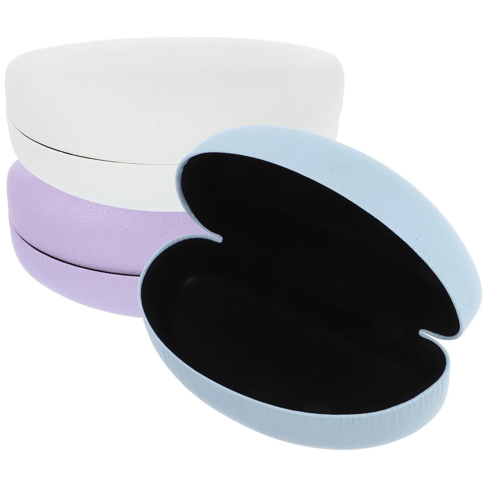 

3pcs Hard Shell Sunglasses Case Portable Travel Organizer Eye Glasses Storage Box For Men Women Scratch Resistant Durable