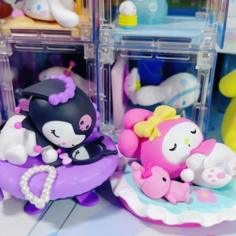 Sanrio กล่องตาบอดนอนหลับอย่างปลอดภัย, mymelody Kuromi pachacco pompurin ของเล่นตกแต่งคริสต์มาสเด็กผู้ชายของขวัญวันเกิดเด็กผู้หญิง