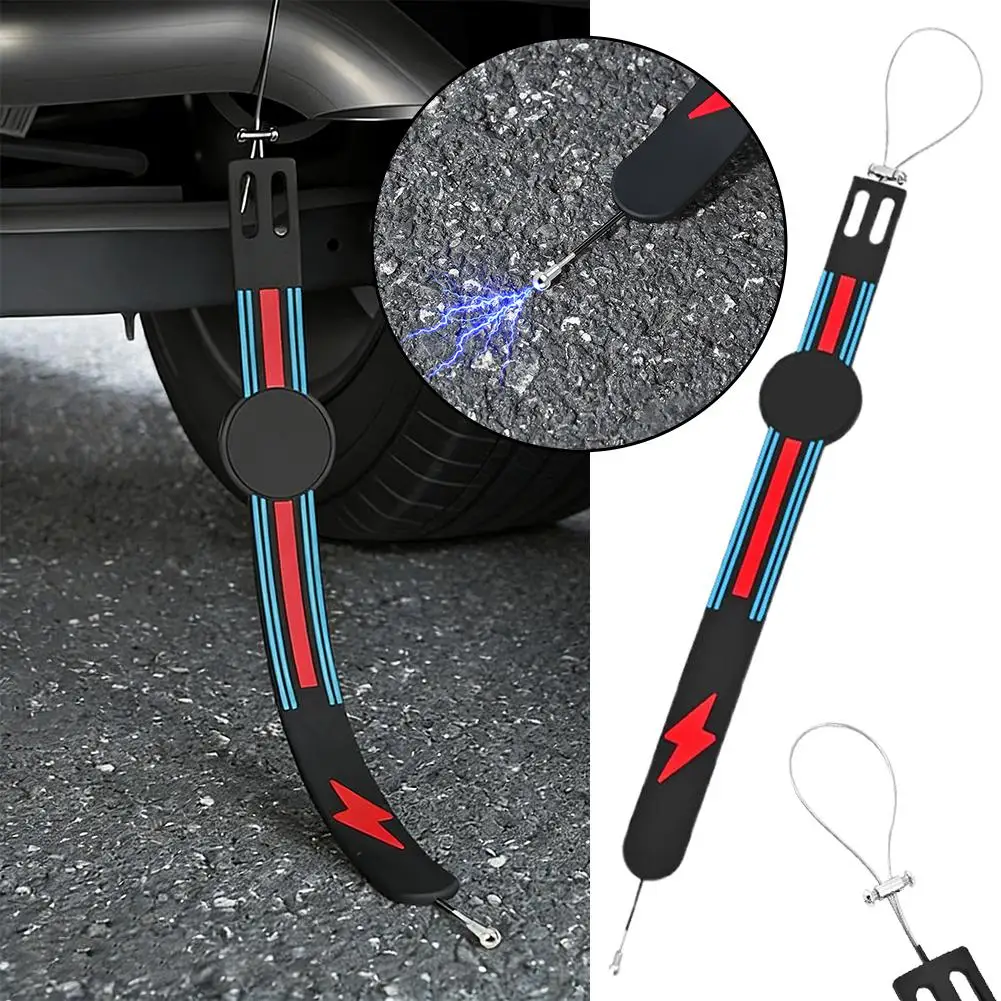 Car Anti Static Strip Earth Belt Grounding Wire Strap Electrostatic Canceller for Vehicle Truck RV Auto Safety Accessories