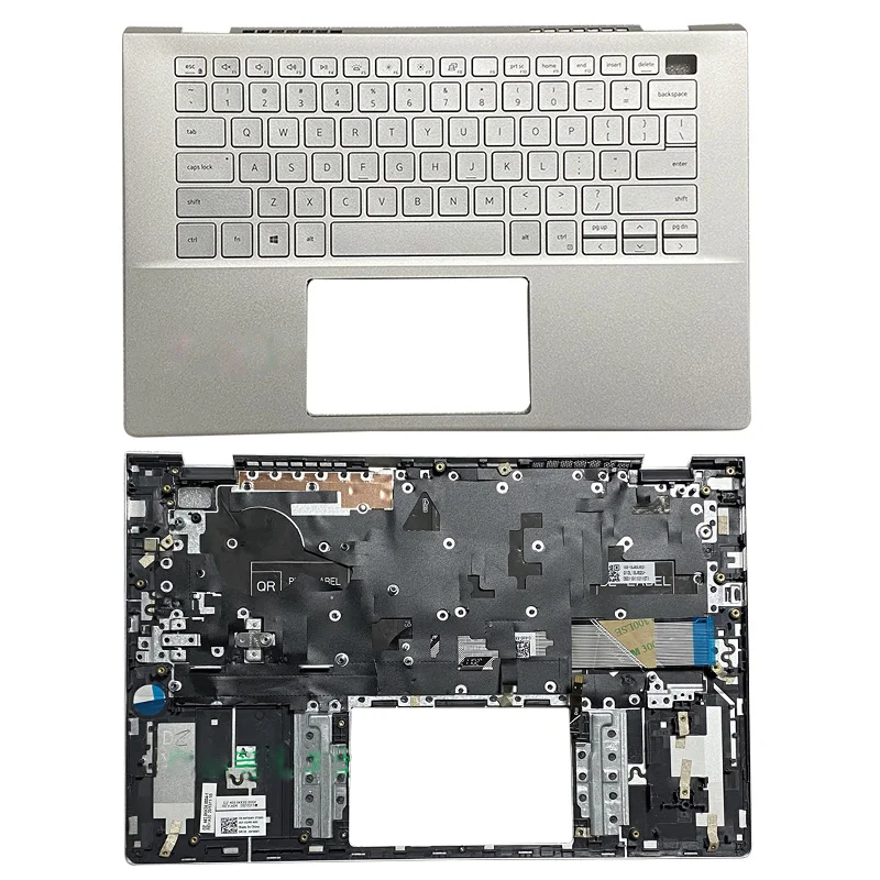 NEW for Dell inspiron 14 5401 5402 5405 Laptop Palmrest Upper Case With US Keyboard 09TNWY Silver Computer Case