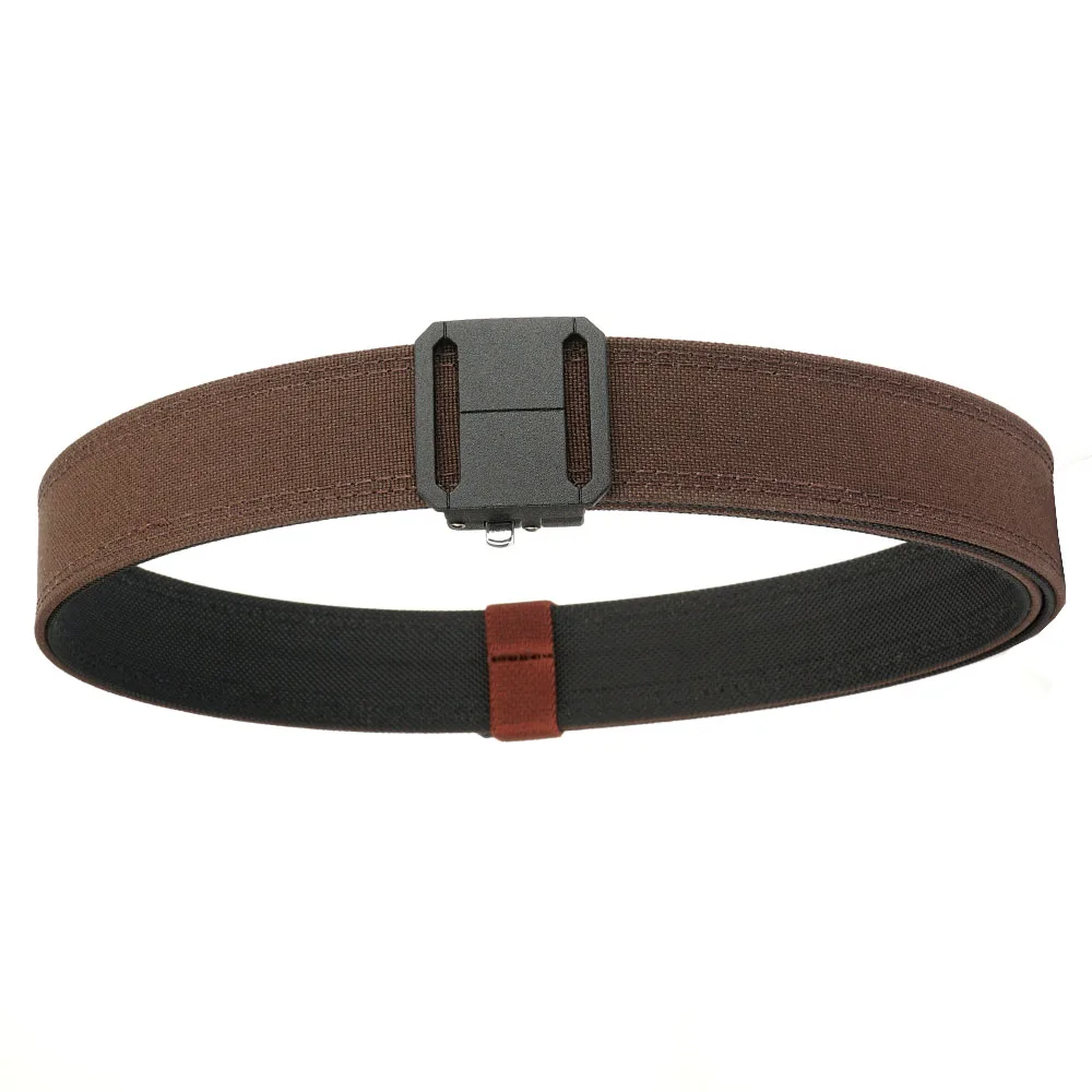 حزام خصر سميك تكتيكي مزدوج الطبقة من العلامة التجارية TUSHI للرجال حزام خصر من النايلون 3.8 حزام خصر مسدس بإبزيم أوتوماتيكي عريض #2