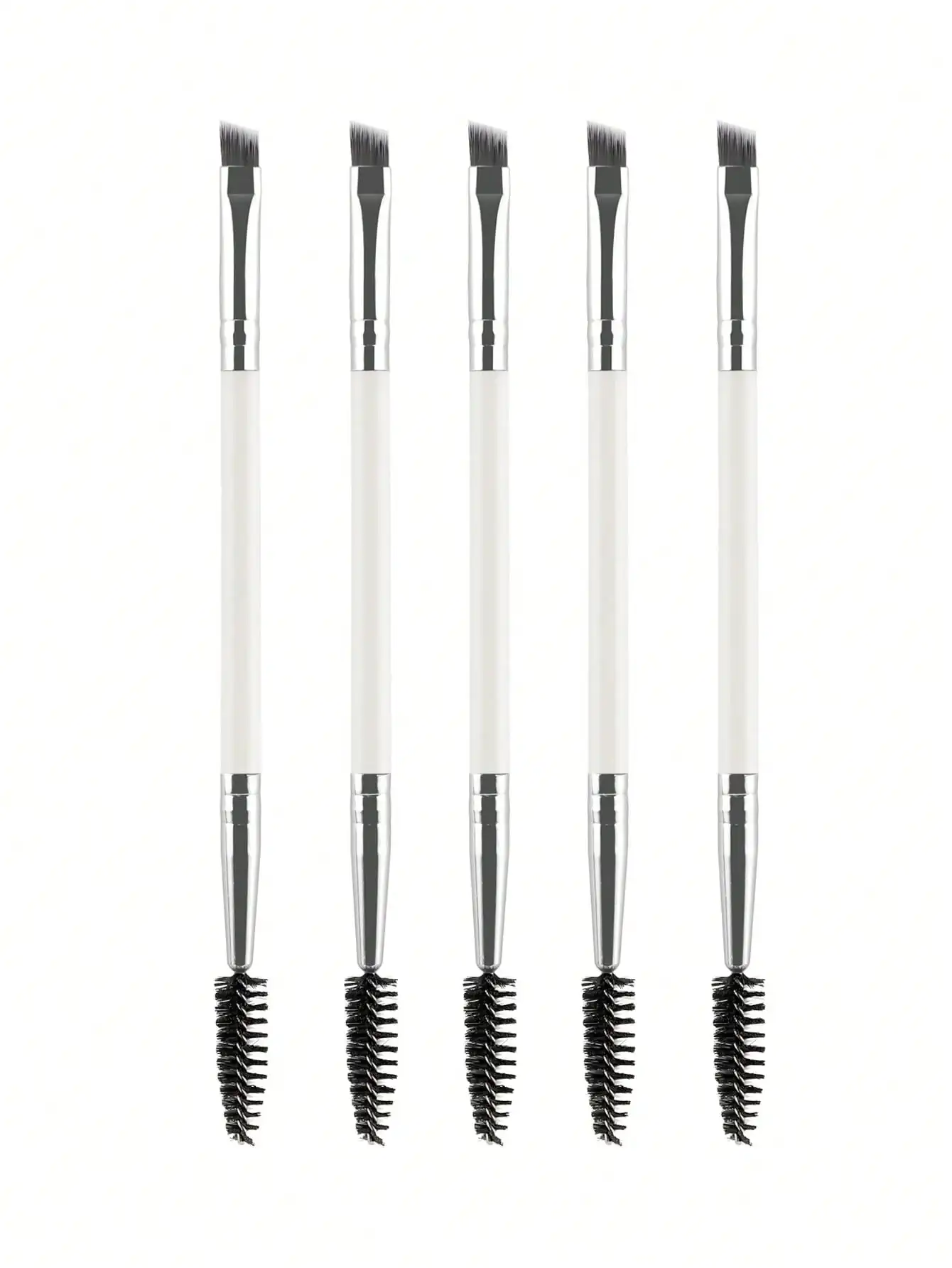 Double-Ended Eyelash Curling and Lifting Brush,Portable Eyelash Shaping and Separating Brush,Extension Detail Brush