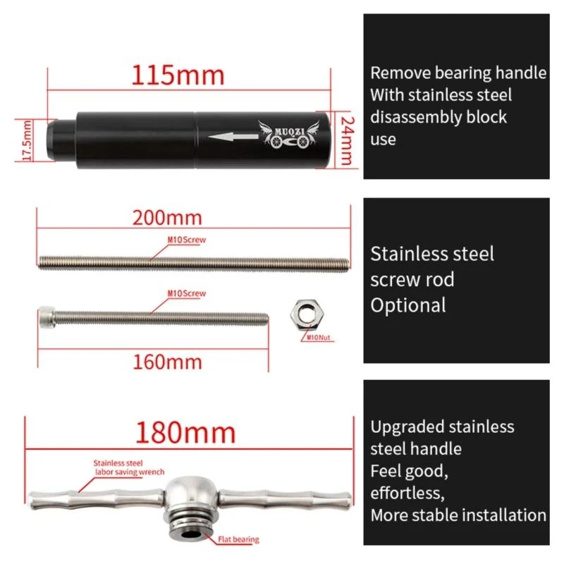 دراجة أسفل قوس تثبيت أداة إزالة الصواميل الجبلية أسفل حامل مجموعة الإزالة المحور التفكيك ل BB86/30/92/PF30