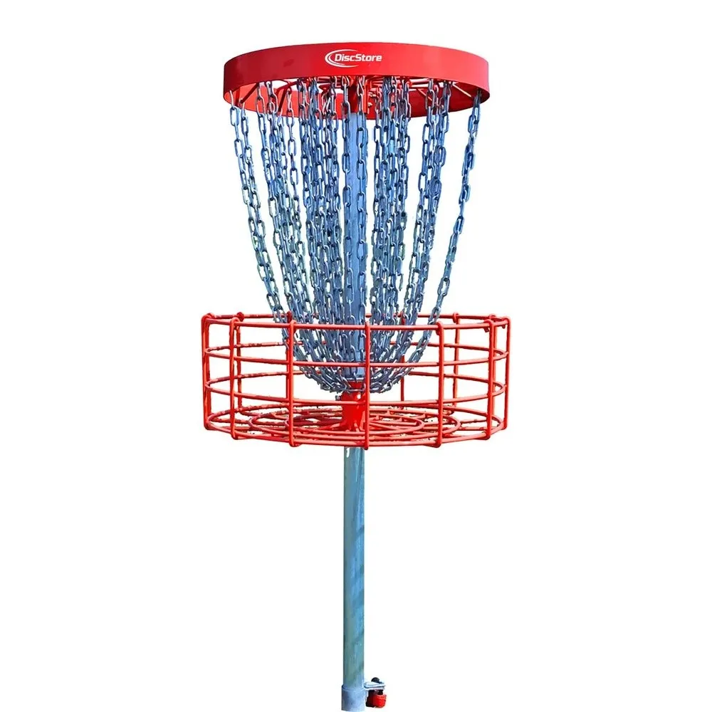 Golf Permanent Basket Course Bundle PDGA Championship Approved Half/Full Course Padlocks and Number Decals Included