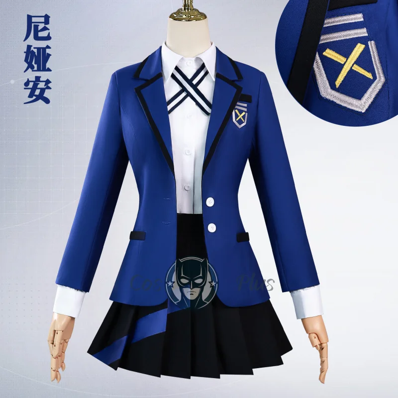 

GQuuuuuuX Nyaan Cosplay Costume Uniform Halloween Carnival Party Christmas Play Role Clothes Clothing for Women