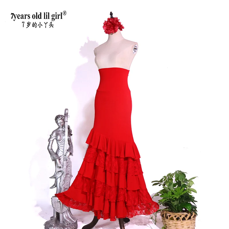 Flamenco Hip Flounce Dress Is A Popular Dance Wear Brand DTT03