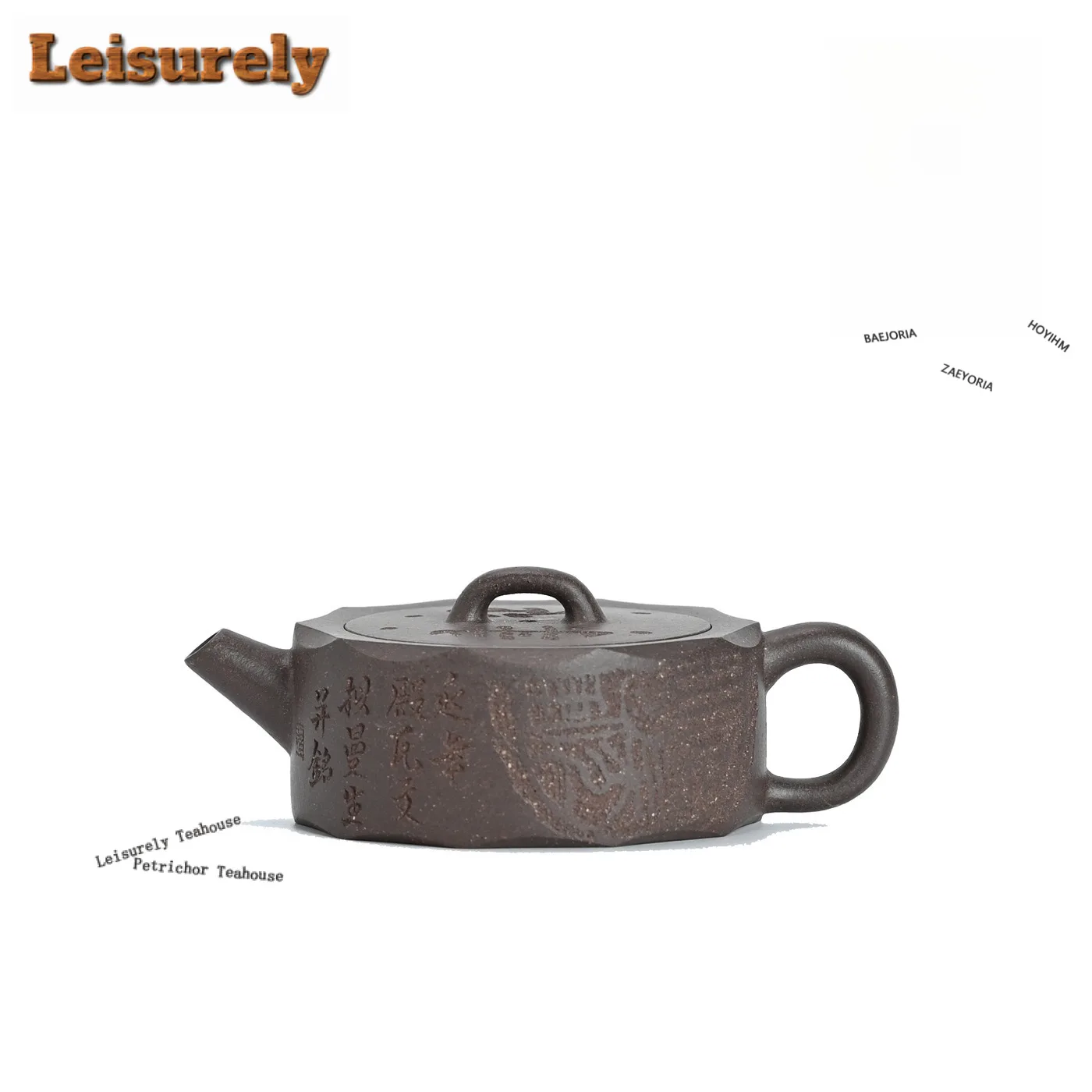 

Чайник из исинской фиолетовой глины (150 мл), ручной работы, из необработанной руды, зеленого песка, глины секции «Зиша», аксессуары для чайного набора