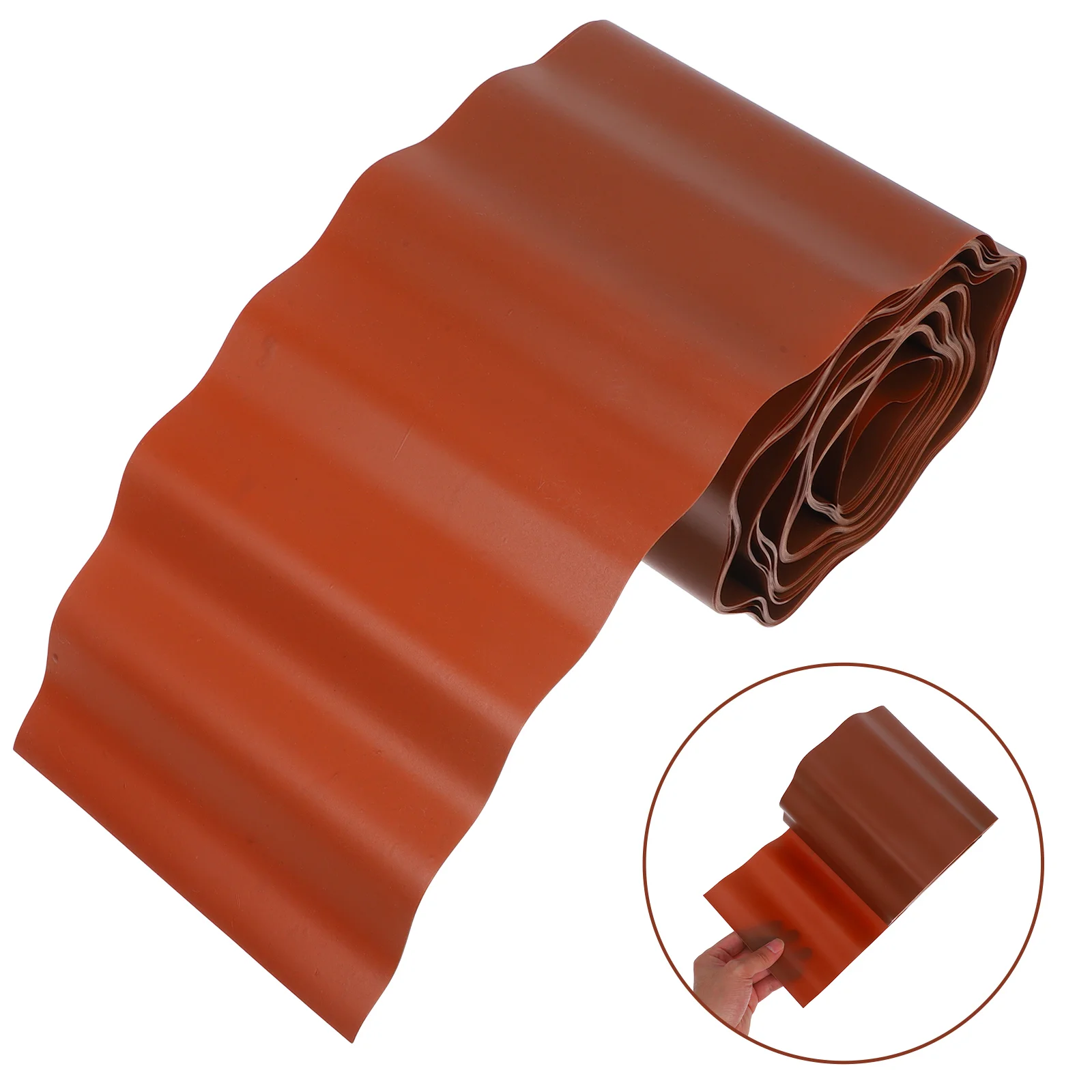 

Garden Guardrail Landscape Edging Barrier Insert into The Ground Fence Lawn Pp Fencing for