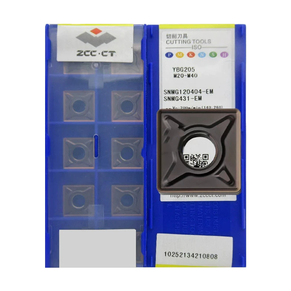

HUAZHICHUN SNMG120404-EMYBG205 Твердосплавные токарные вставки с ЧПУ для токарной обработки резьбы для держателя инструментов для токарной обработки резьбы