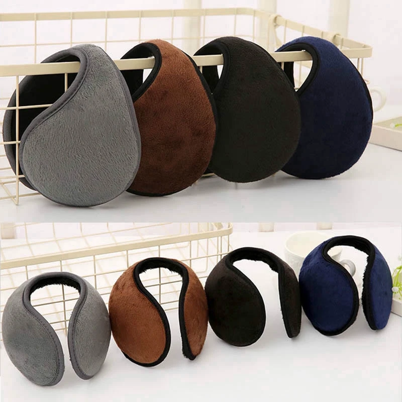 Inverno earmuffs das mulheres dos homens protetor de orelha quente engrossar pelúcia inverno quente velo earmuff ao ar livre ciclismo mais quente