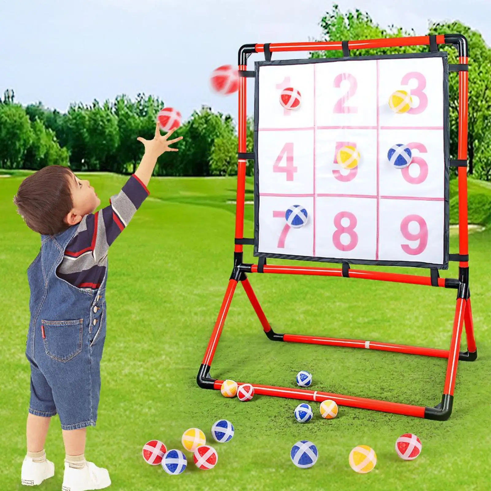 Gioco di lancio per piscina Palla all'aperto Lancio al bersaglio Gioco Strategia Giocattoli educativi per la casa Parco giochi per bambini Cortile Famiglia Prato