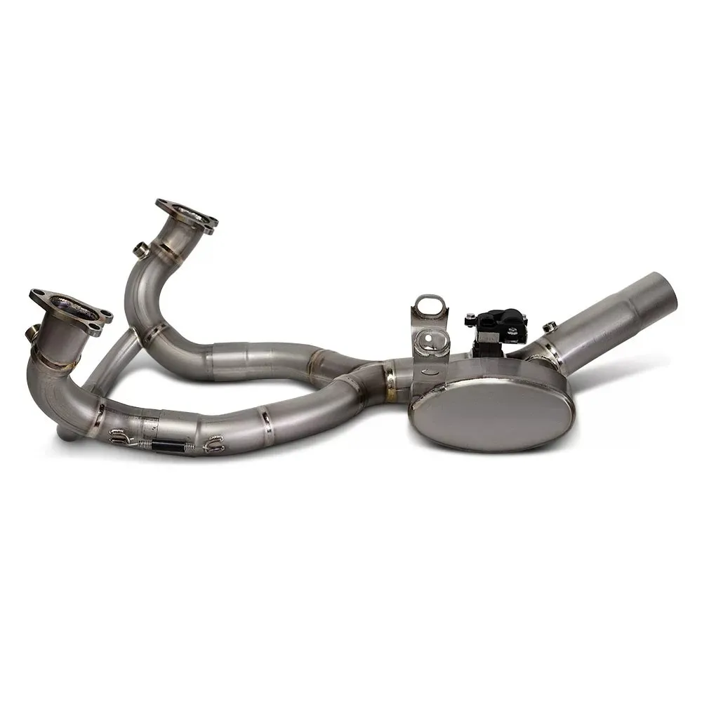 Titanium Back Pressure Front Exhaust Pipe 60MM for  R1300 GS ADV Motorcycle Exhaust Modification