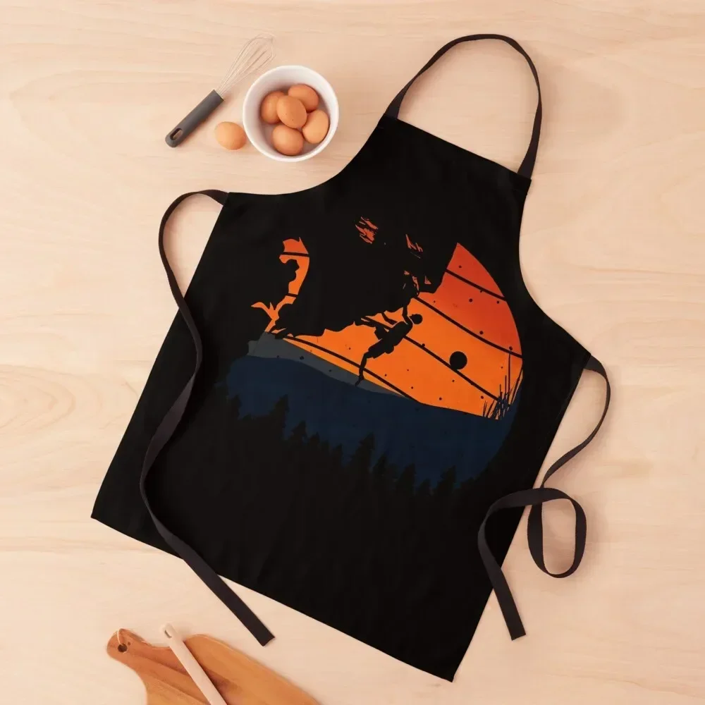 

Solo Sunset Climber. Rock Climbing Apron For Cooking Restaurant Kitchen Household Items Apron