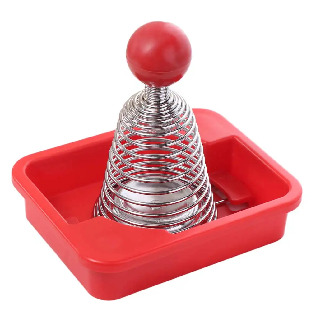 سهلة الاستخدام من الفولاذ المقاوم للصدأ، كسارة البندق الربيعية الحلزونية، كماشة الجوز الفعالة الاحترافية مع صينية قاعدة، فتاحة قشرة الجوز للأطفال