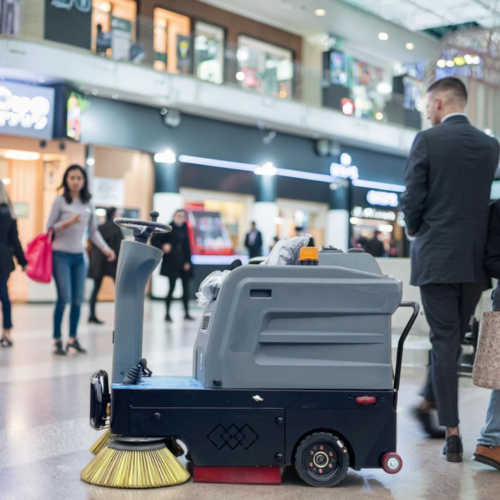 Best Selling Eco-friendly Intelligent Sweeper Battery Powered Sweeper Cleaning Sweeper Machine Commercial Area