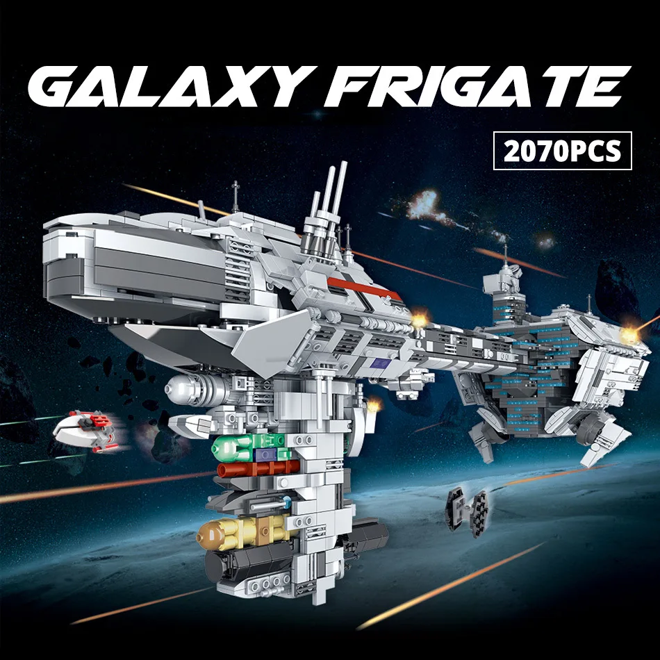 1988 PCS MOC Model Escort Medical Frigate Gunship Building Blocks Brick Birthday Christmas Gift Toy Kids Building Blocks Bricks