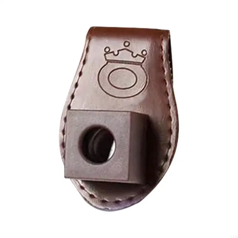 Portables Leather Billiard Chalks Holder Secure Clip Lock for Pool Cues and Accessories