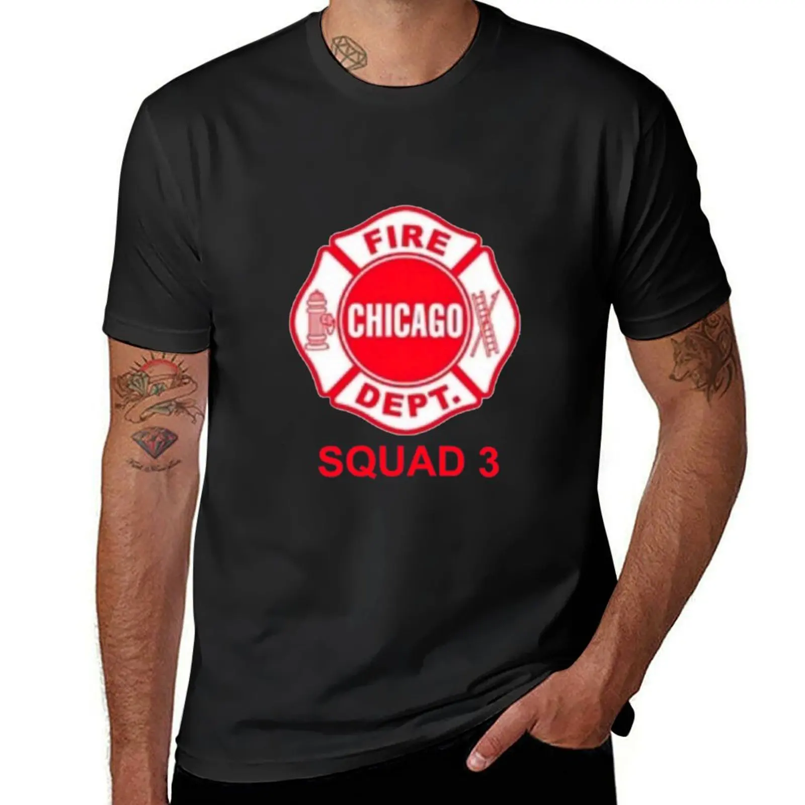 

Chicago Fire Squad 3 T-Shirt cute tops tops plain plain t shirts men