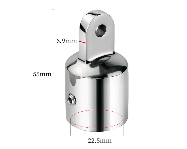 Bimini Top Cap 316 Stainless Steel Top Caps Marine Hardware Boat Accessories Bimini Top Eye End