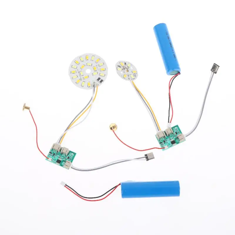 1 Set LED Light Panel Dimming Controller Remote Control 5V Light Source Three Color Change With ON/OFF Touch Switch Charge Typec