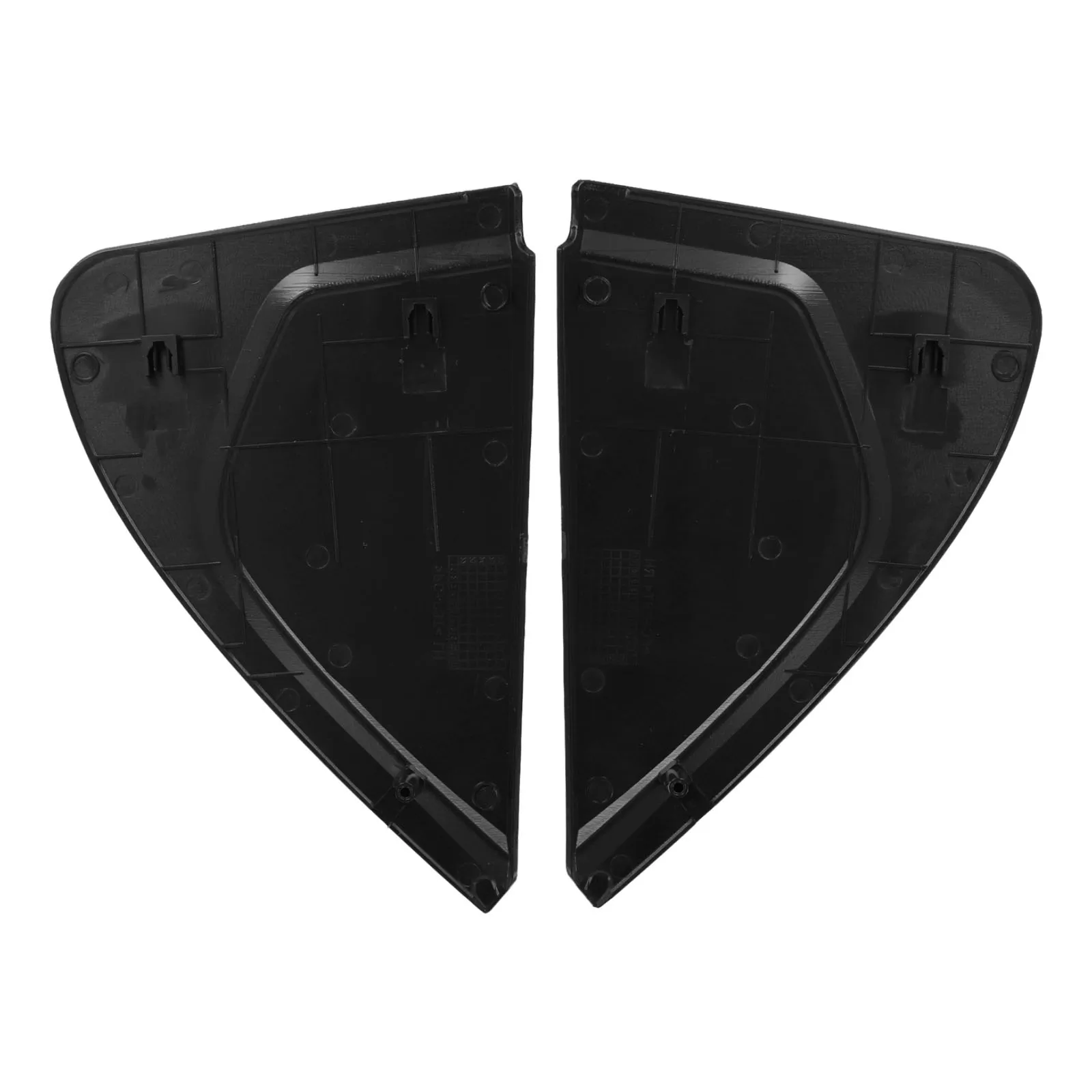 Rear Door Door Garnish Panel 2pcs 96583066 96583067 Accessories For Vehicles Black Garnish Panel Plastic Car None