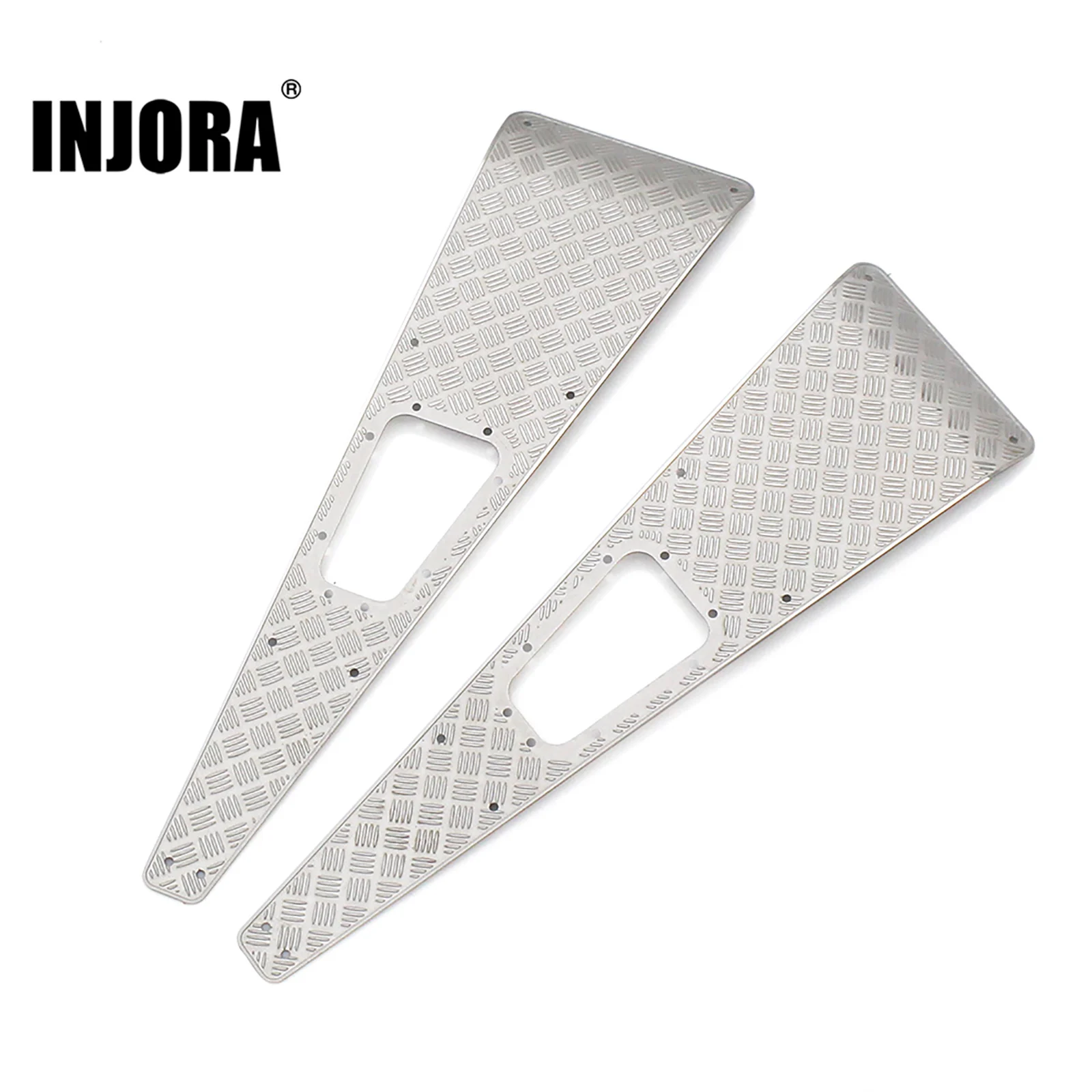 INJORA Metal Anti-skid Plate Intake Grille Body Decoration for 1/10 RC Crawler Car TRX4 Defender Upgrade