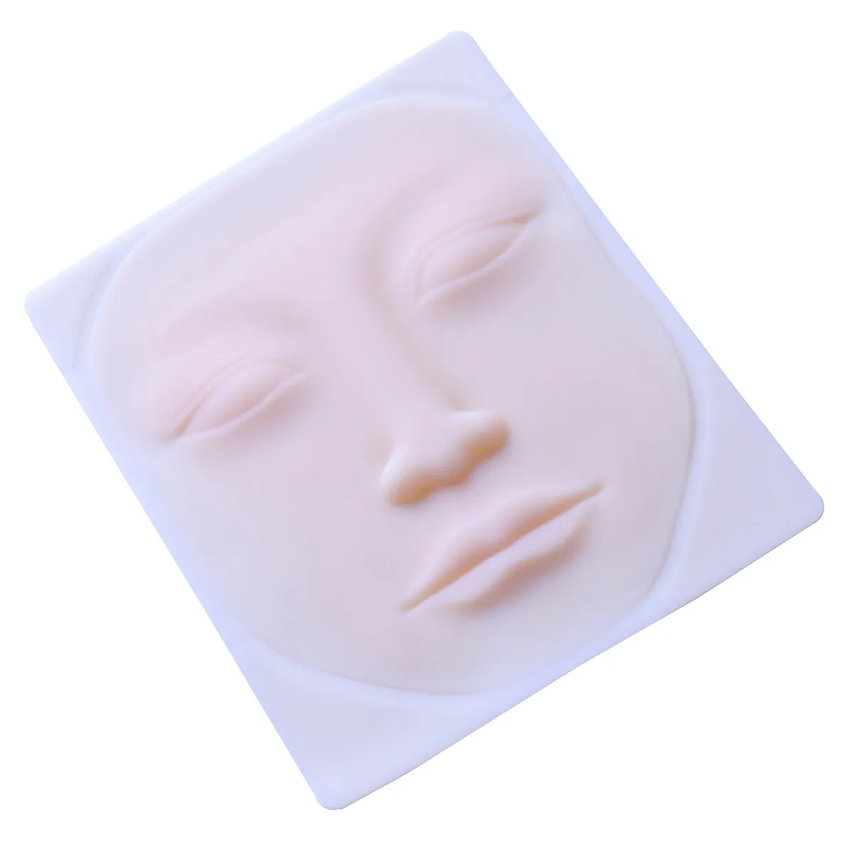 1Pcs Silicone Practice Skin Embroidered Blank Makeup Practice Sheet for Beginners Salon Use Professional 3D Eyebrow Simulation