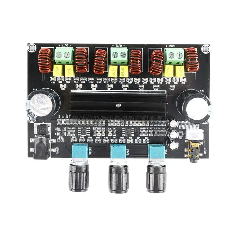 

XH-M573 TDA3116D2 digital power amplifier board 2*80W+100W high power 2.1 channel audio module