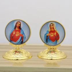 Jesus Virgem Maria Ícone Estátua Católica, Anjo Religioso Católica, Casa e carro Suprimentos, Decoração Desktop