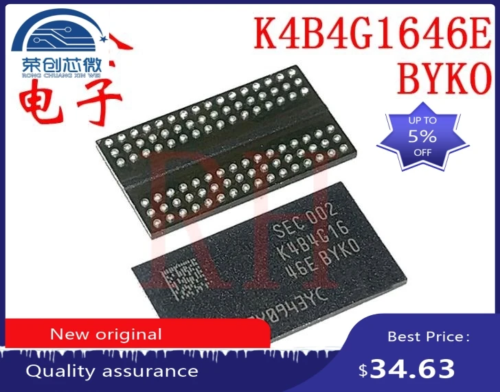 

new original K4B4G1646E-BYK0 K4B4G1646E-BYKO K4B4G1646E BGA 4G Memory chip DDR3 256 * 16