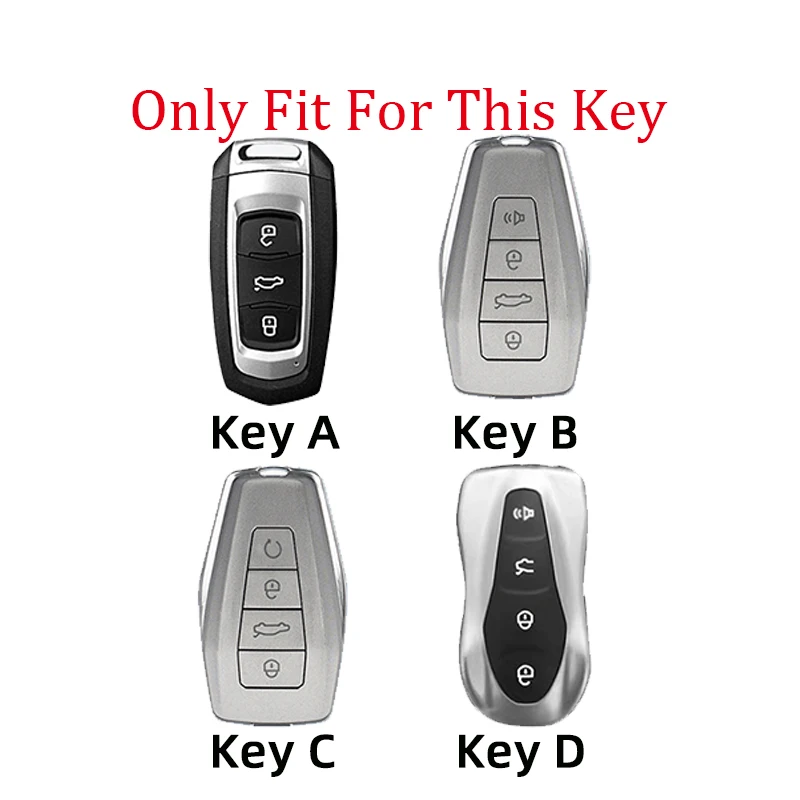 Car Key Cover Case Shell Protector For Geely Coolray X6 Atlas Monjaro Tugella Geometry C Emgrand Global Kulrey Hawk GX7 Okavango
