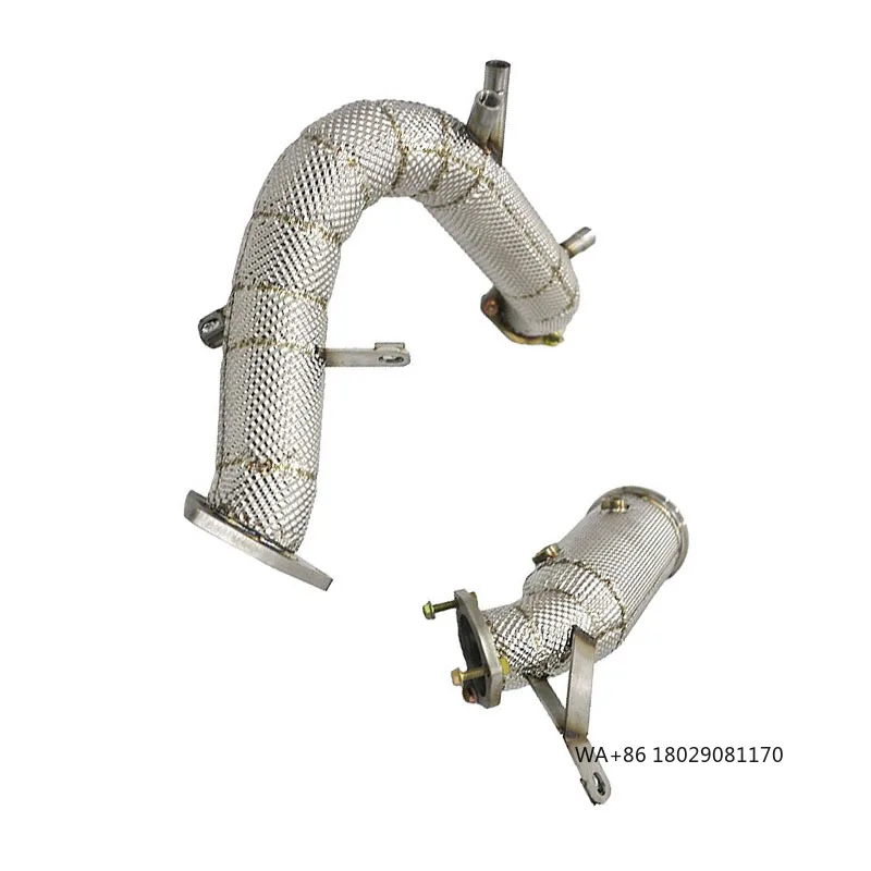 

OEM Stainless Steel Free Flow Exhaust Downpipe for 2.0T 2021-2023 Performance Exhaust Pipes Automobile DownPipes