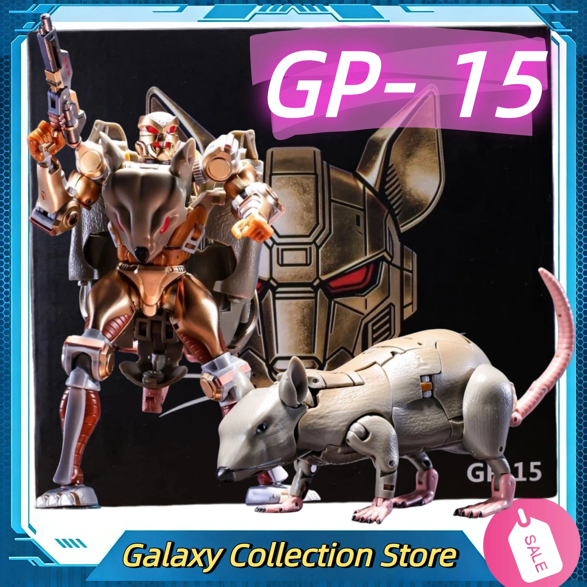 

In Stock Transformation Toy GP15 GP-15 Rattrap BW KO VER MP Action Figures Toys Collection Gifts